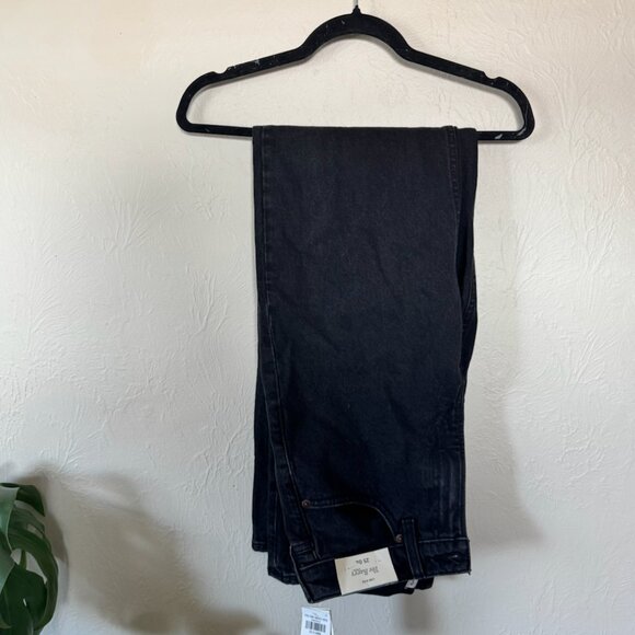 NWT Abercrombie + Fitch Low Rise Baggy Jean Black - Picture 4 of 8